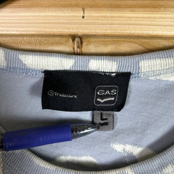 Team Gas Tank Top Mens Large Gray and White Sleeveless Shirt - Picture 2 of 6